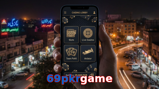 Main screen of 69Pkrgame app page for PK players